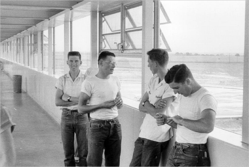 First pit stop.  Over the Turner Turnpike:   Ray, Peck, Sonny/Bob/Robert, and Ronnie 