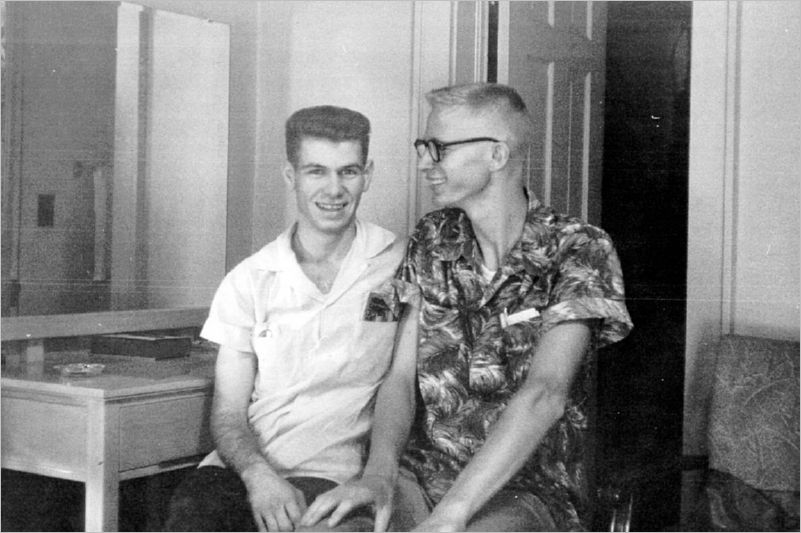 Robert and Marvin preserving self images for posterity