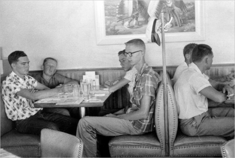 Cliff, Cappy, Marshall, Marvin --- Charles and Reese on right