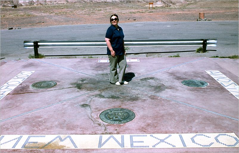 Mom at four corners